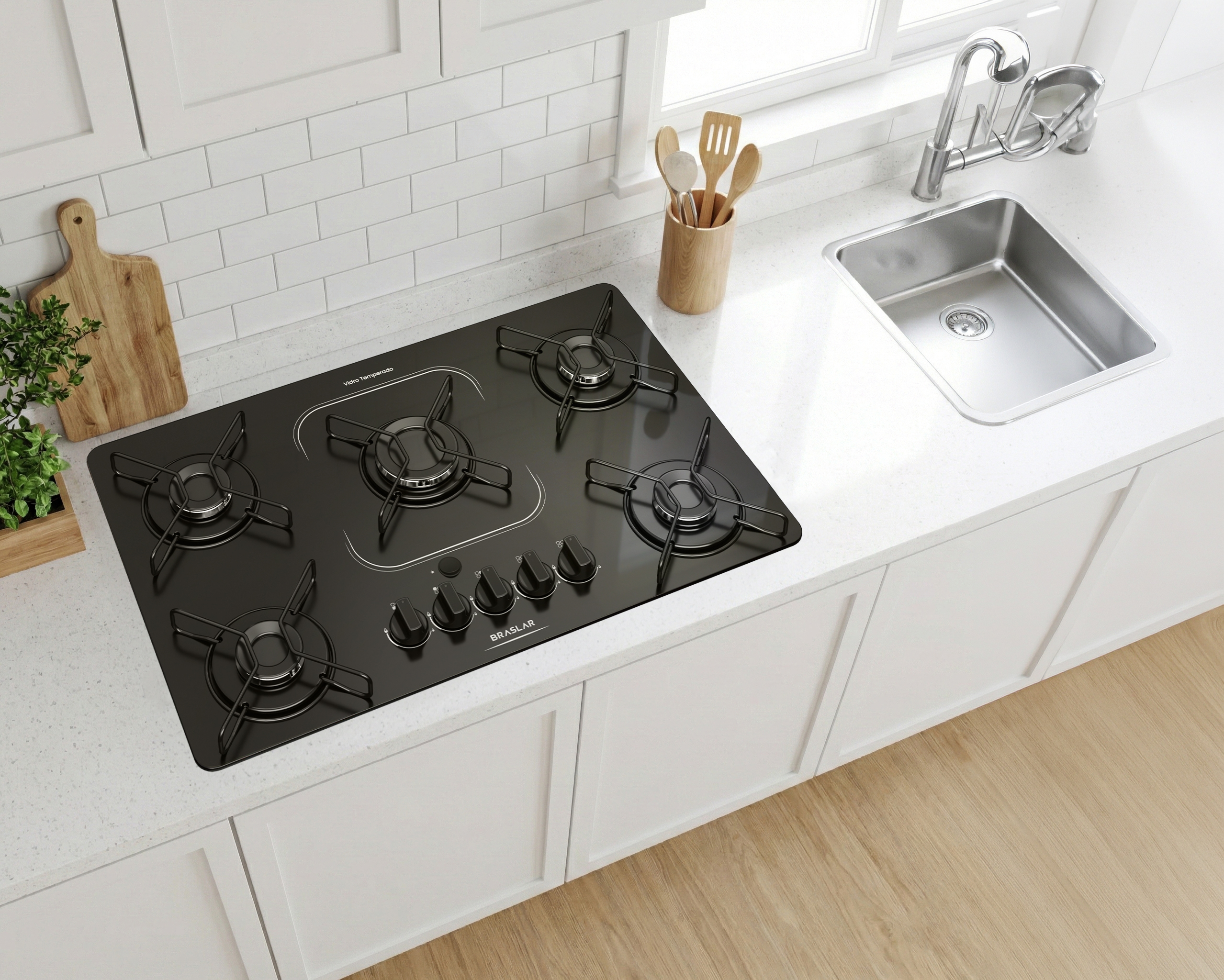 Cooktop 5 bocas — destaque 1 de 1
